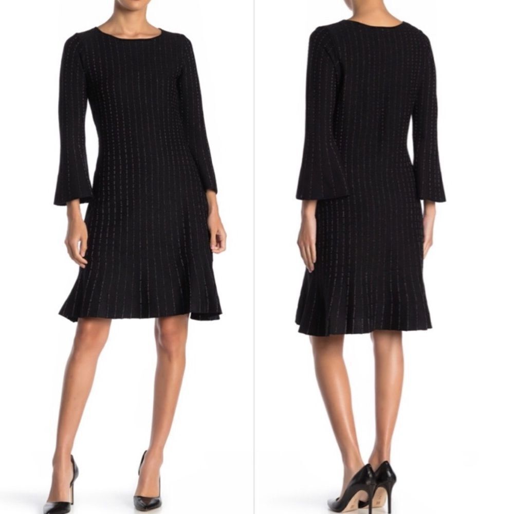 Taylor Nordstrom’s Fit & Flare Black Knit Sweater Dress
BIN 200